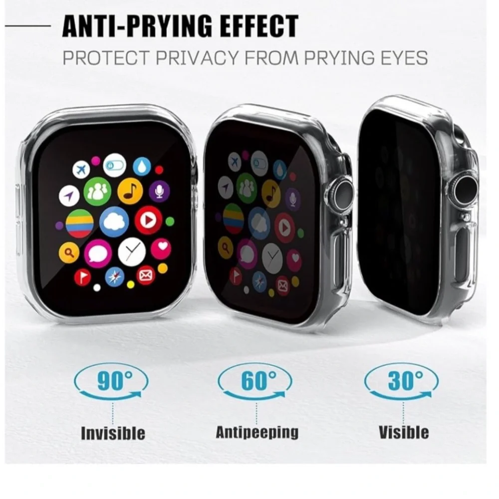 Apple Watch Screen Protector 2 2 pk Privacy Case 4 Apple Watch Screen Protector